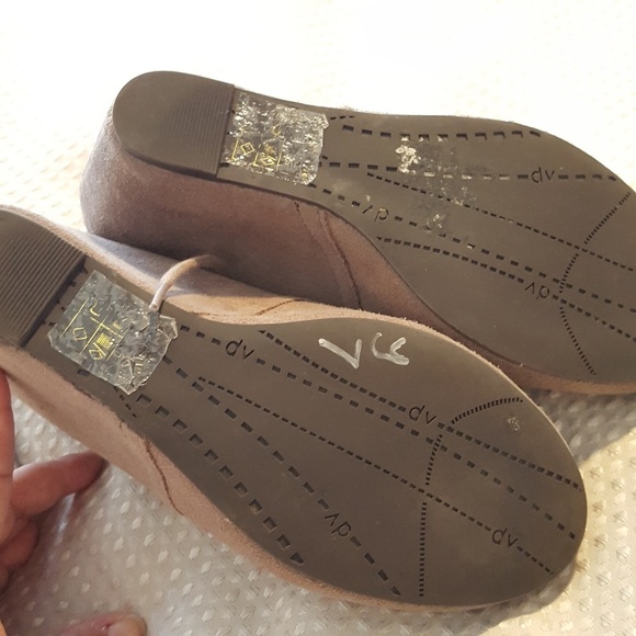 Dolce Vita Suede Wedge Lace Up Booties - Sz 8 - Picture 5 of 8